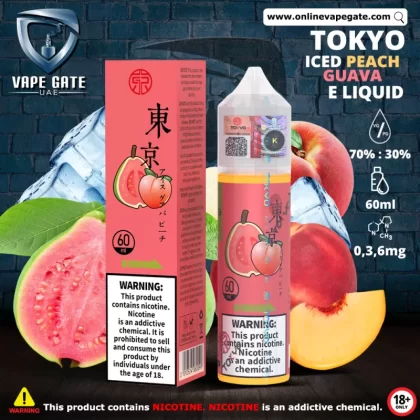 Tokyo Iced Guava Peach E Liquid