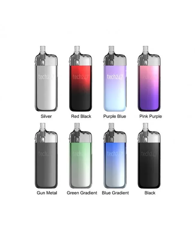 SMOK Tech247 30W Pod Mod Kit - Black, Blue Gradient (A7AEAB) - Image 2