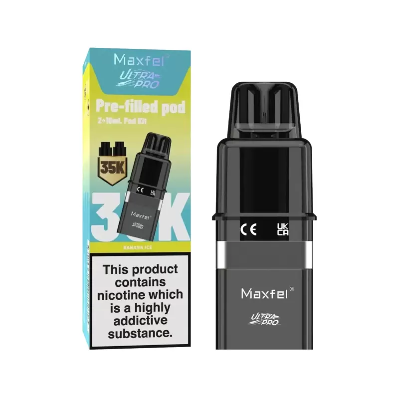 Maxfel Ultra Pro 35K Prefilled Pods - Strawberry Kiwi - Image 2