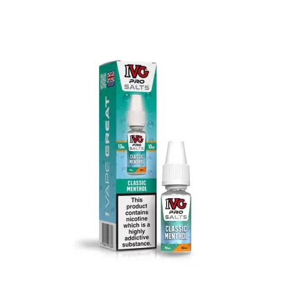 IVG Pro Salts Classic Menthol 10ml E-Liquid - 20mg