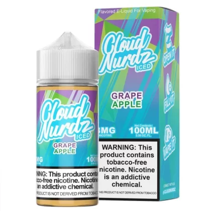 Grape Apple Iced by Cloud Nurdz TFN 100mL - 18MG