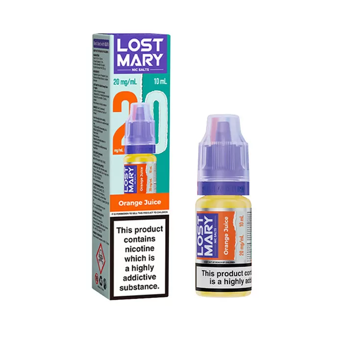 Orange Juice Nic Salt E-Liquid by Lost Mary - Ukecigstore