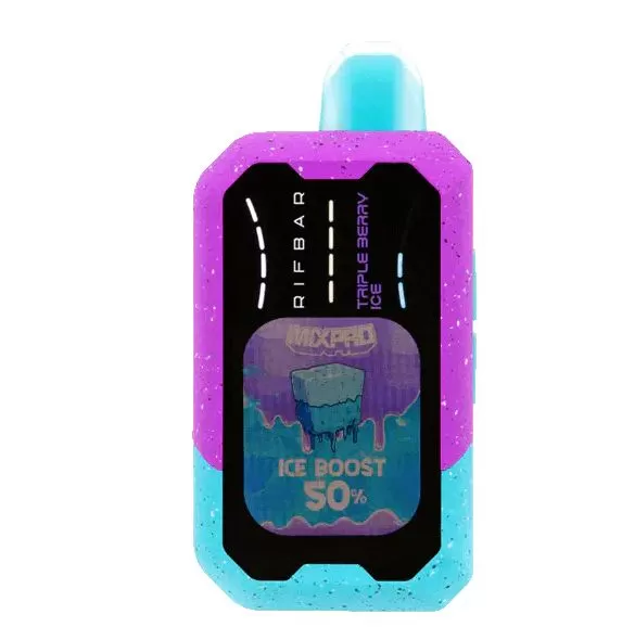 Rifbar Mixpro 40K Rechargeable Disposable Vape (40,000 Puffs) - Blueberry Pink Lemonade / 50 mg - Image 2