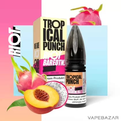 Riot Salt Bar Liquid – Tropical Punch - Vapebazar