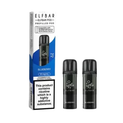 Elf Bar 600 Prefilled Pods X2 - Mad Blue