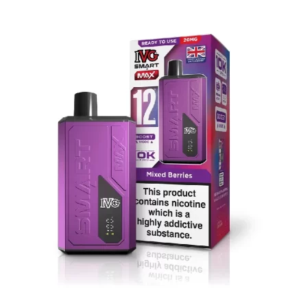 IVG Smart Max Mixed Berries Starter Kit - Nicotine Strength#20mg (4F6E86)