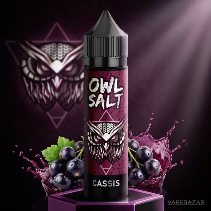 OWL Salt Longfill Cassis Aroma 10ml in 60ml - 0 mg/ml / 10 ml / 60 ml