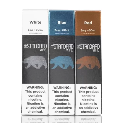 The Standard Vape E-Liquid COMBO Pack – 3 Flavors – 180mL