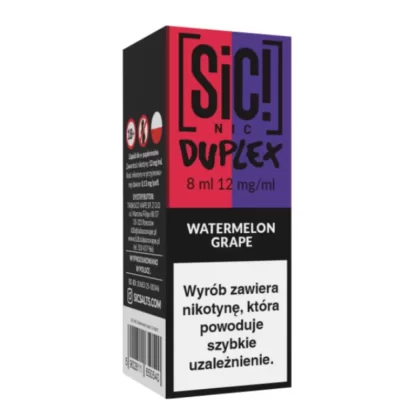Liquid SIC! NIC 8ml 12mg Watermelon Grape – Duplex