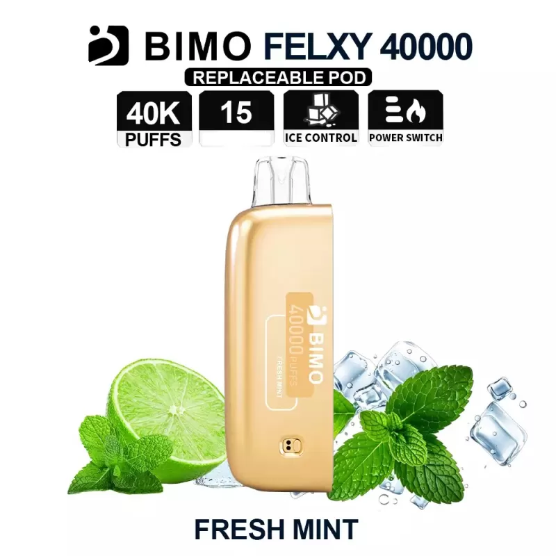 BIMO Felxy 40000 Pod – Fresh Mint - Vape Store