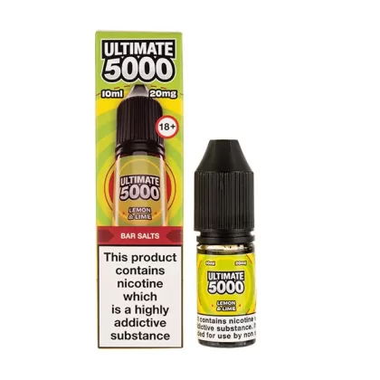 Lemon & Lime Nic Salt E-Liquid by Ultimate 5000 Bar Salt - 20mg