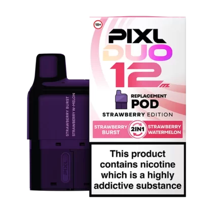 Strawberry Edition Pixl Duo 12 Refill Pack - Ecigwizard
