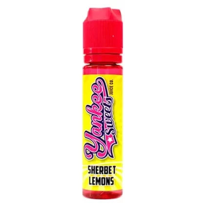 SHERBET LEMONS E LIQUID BY YANKEE JUICE CO – SWEETS 50ML 70VG