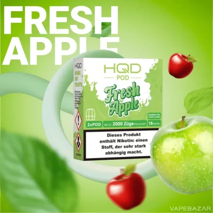HQD Cirak 2 Pods – Fresh Apple - HQD Cirak / Nein / 2ml / 18mg/ml