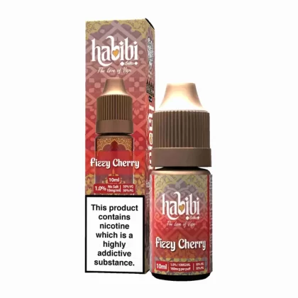 Habibi Fizzy Cherry Nic Salt Vape Juice - 10 Pack - 10mg