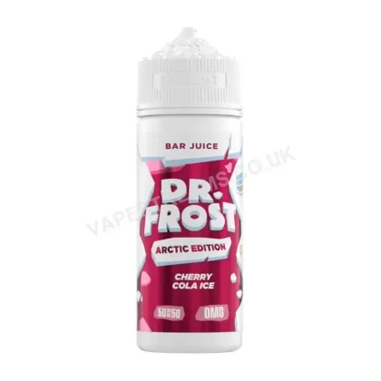 Dr Frost Arctic Edition Cherry Cola Ice 100ml E-Liquid Shortfill - Vapestreams Co