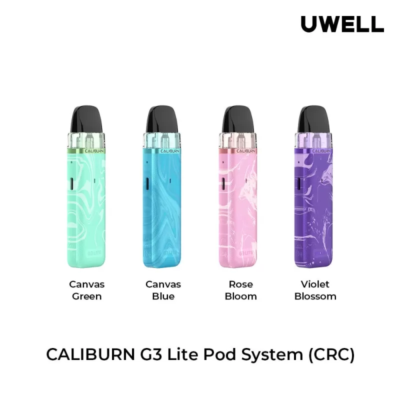 UWELL CALIBURN G3 LITE OPEN POD KIT - Canvas Blue - Image 3