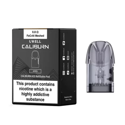 Uwell Caliburn A3S Replacement Pods 2ml - Vape Co