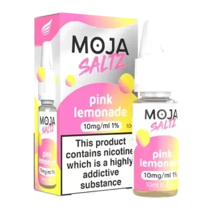 PINK LEMONADE – 10ML NIC SALT BY MOJA SALTZ 10MG(1%) | 20MG(2%)