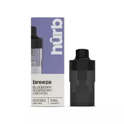 Hurb Breeze CBD 1000mg Prefilled Pod - Mango
