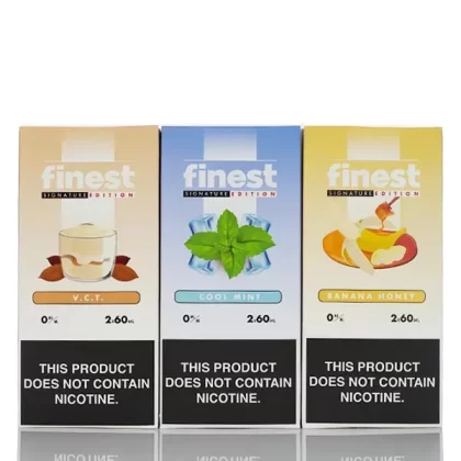 The Finest E-Liquid Signature Edition - No Nicotine Vape Juice - 120ml (DISCONTINUED)
