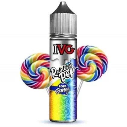 IVG Pop’s 50ml Shortfill – Rainbow Lollipop