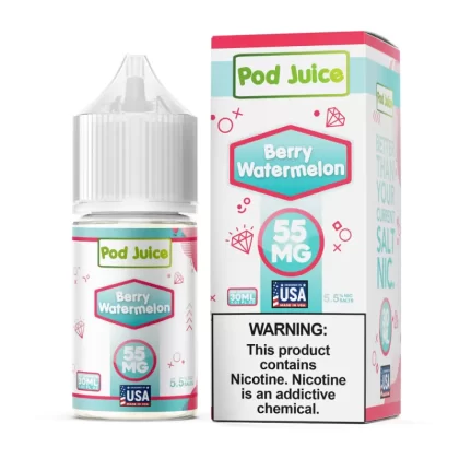Pod Juice SALT - Berry Watermelon - 30ML E-Liquid - 55MG