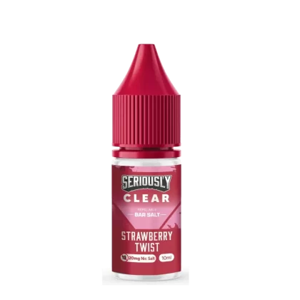 Seriously Clear Strawberry Twist Nic Salt - 10 Pack