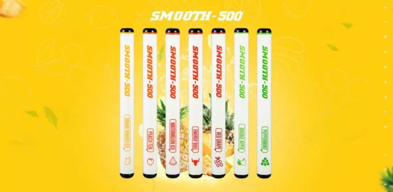 SMOOTH-500 DISPOSABLE KIT 500 PUFFS (3PCS/PACK) - Energy Bull - Image 2