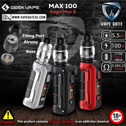 Geekvape Max100 (Aegis Max 2) 100W Kit - Silver