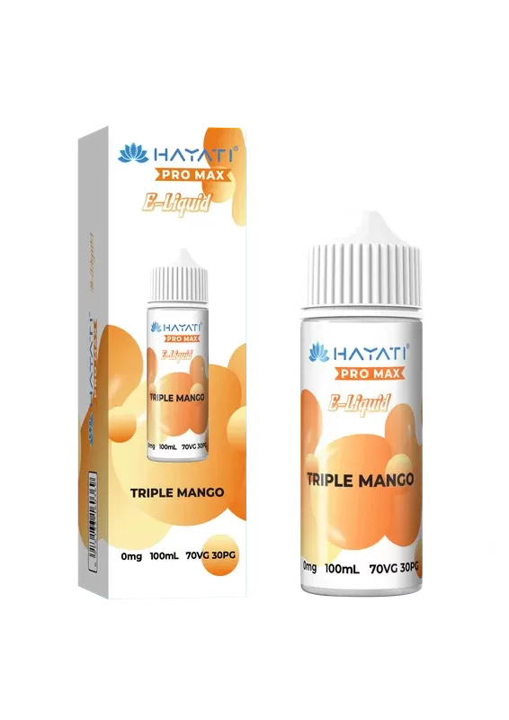 TRIPLE MANGO HAYATI PRO MAX E-LIQUID 100ML NO NICOTINE