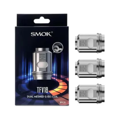SMOK TFV18 Replacement Coil – 3pcs - RESISTANCE#0.33 ohm mesh coil (14CF21)
