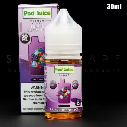 Pod Juice PJ5000 Series – Triple Berry Ice Nic Salt 30ml