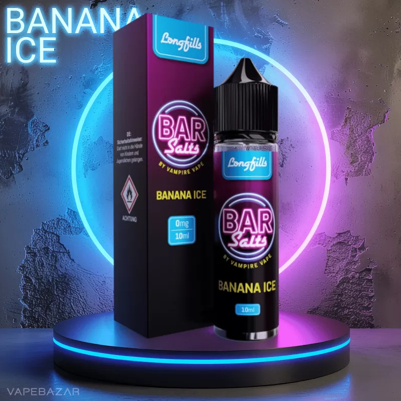 Bar Salts Longfills – Banana Ice 10ml - Ice / Banane