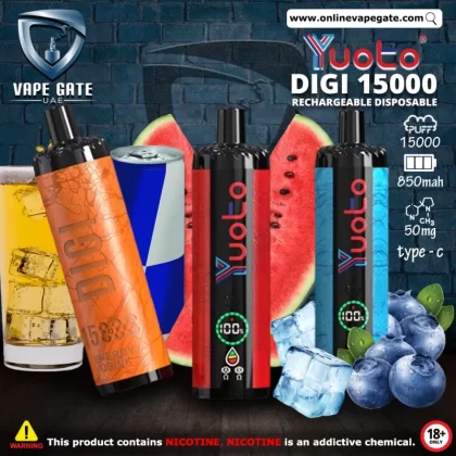 Yuoto Digi 15000 Rechargeable Disposable Vape
