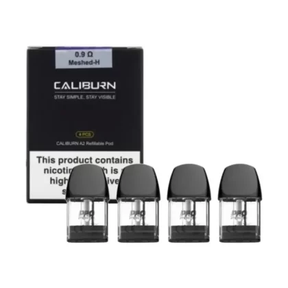 Uwell Caliburn A2 Replacement Pods (4-Pack) - Juicefly