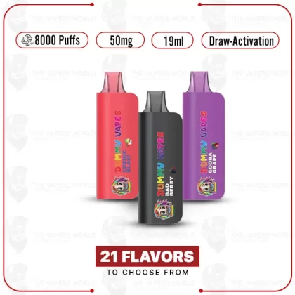 Dummy Vapes 8000 Puff Disposable Vape - Thevapersworld