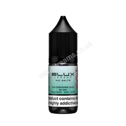 Elux Legend Kiwi Passionfruit Guava Nic Salt E-Liquid - Vapestreams Co