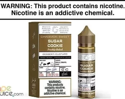 SUGAR COOKIE BY GLAS BASIX SERIES 60ML - Vapejuice