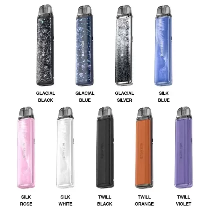 Lost Vape Ursa Nano 3 Pod Vape Kit - Colour#Silk White>Silk Blue>Silk Rose>Glacial Black>Glacial Blue>Glacial Silver>Twill Black>Twill Orange>Twill Violet