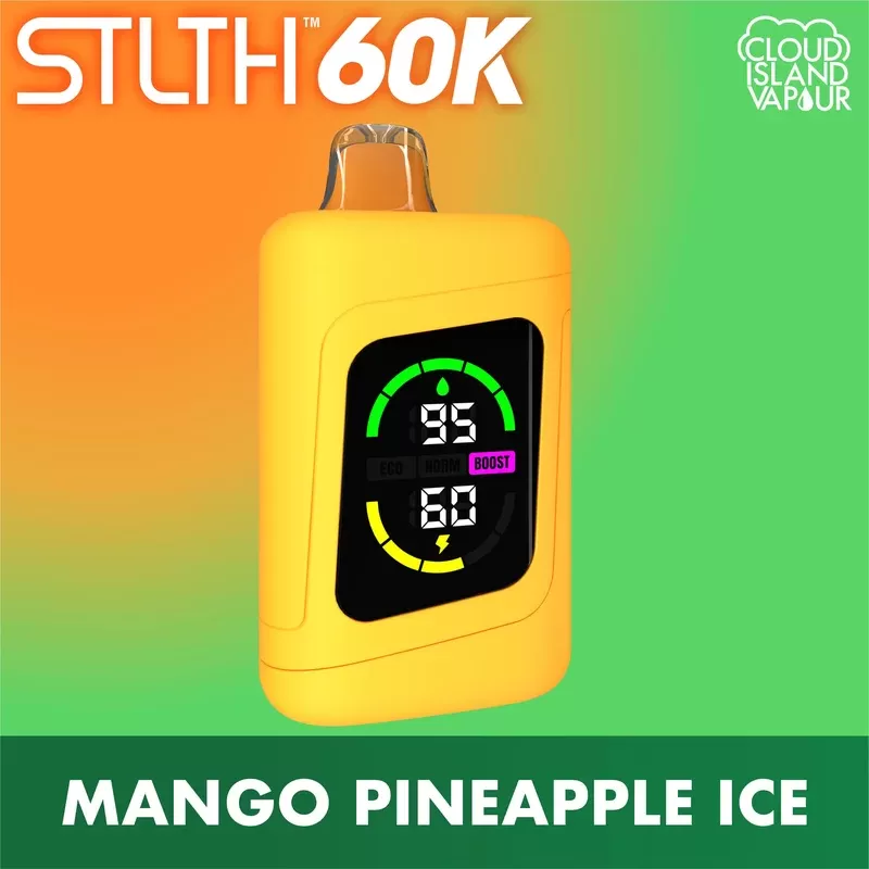 STLTH 60K Disposable Vape – Mango Pineapple Ice - Strength#20mg