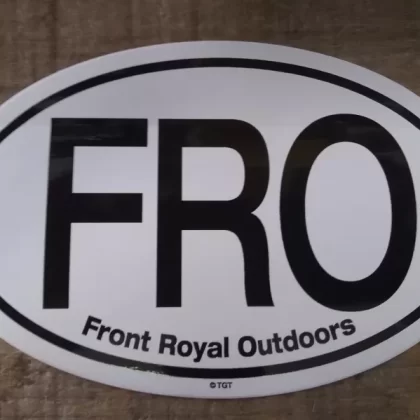 FRO Oval Sticker