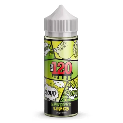 Team 120 Fantasy Lemon 100ml- e-juice utan nikotin - Team 120 / No / 100ml / 30/70