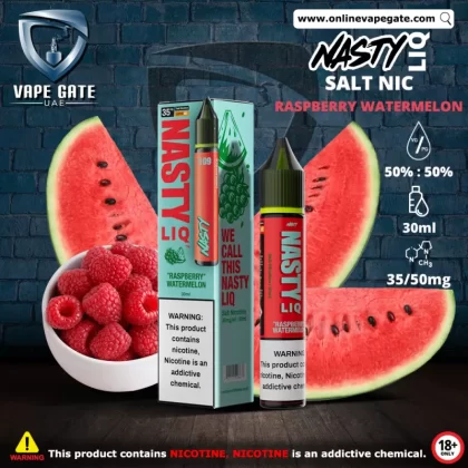 Raspberry Watermelon - Nasty Liq 30ml - 50 mg / 30 ml