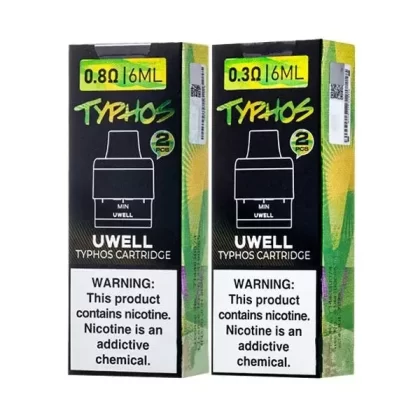 Uwell Typhos Replacement Pods 2 Pcs - provape_resistance#Choose an Option...>0.3ohm>0.6ohm>0.8ohm