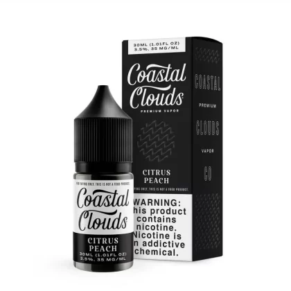 Sugared Nectarine by Coastal Clouds Salt Series - 30ML E-Liquid
