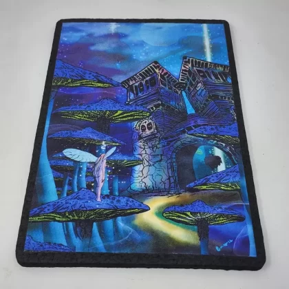 VGoodiEZ Crohnabist Designed- Series 2, Slide #2 “Fungal Forest” (7×11) Mat by Moodmats