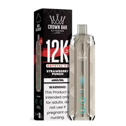 Strawberry Punch AL Fakher Crown Bar Crystal V2 12000