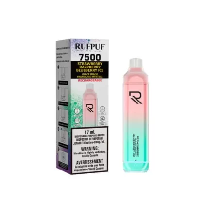 RUFPUF 7500 – SRAWBERRY RASPBERRY BLUEBERRY ICE