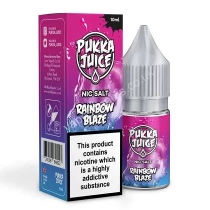 Rainbow Blaze by Pukka Juice Nic Salt E-Liquid - Vapestreams Co